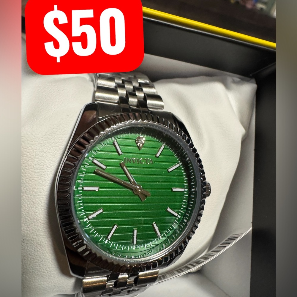 Invicta Green Dial Celestial collection.